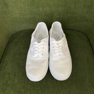 All white LoPro Vans